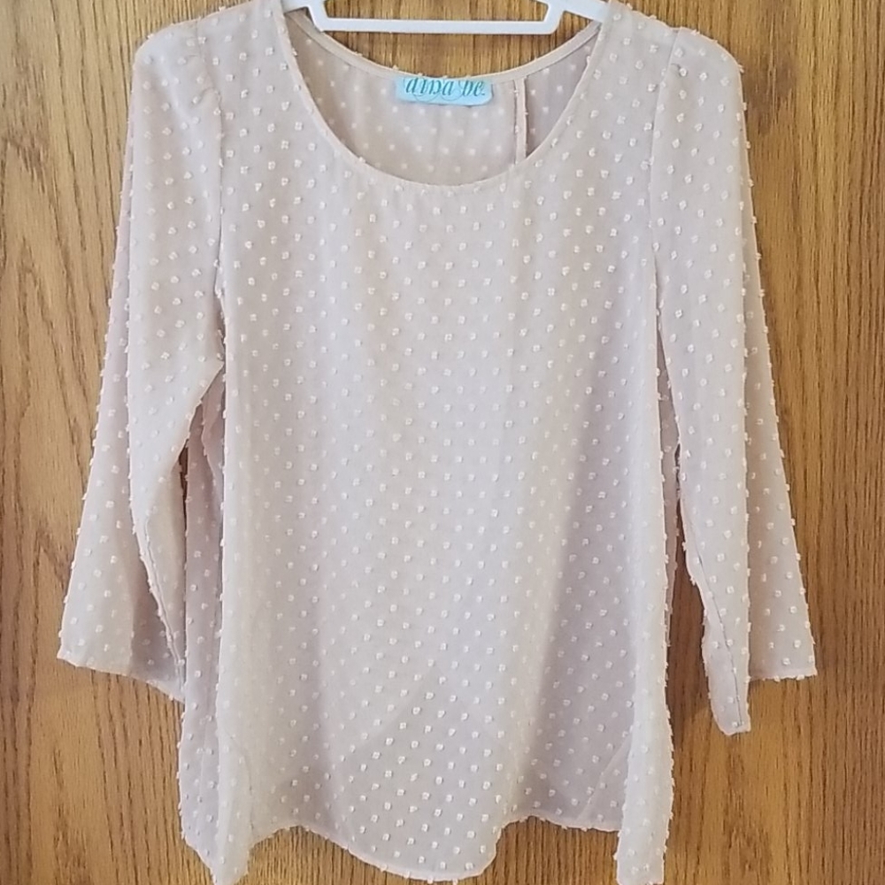 Aina Be sheer, flowy blouse Size Medium